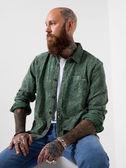 Joe Browns Green Wild Side Embroidered Shirt - Image 3 of 8