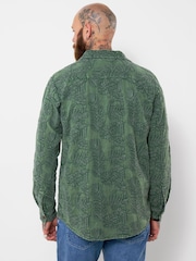 Joe Browns Green Wild Side Embroidered Shirt - Image 4 of 8