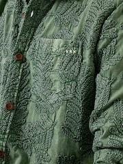 Joe Browns Green Wild Side Embroidered Shirt - Image 6 of 8