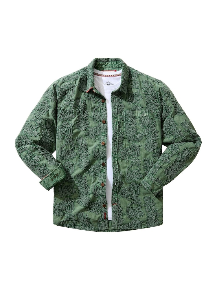 Joe Browns Green Wild Side Embroidered Shirt - Image 8 of 8 Joe Browns Green Wild Side Embroidered Shirt - Image 8 of 8
