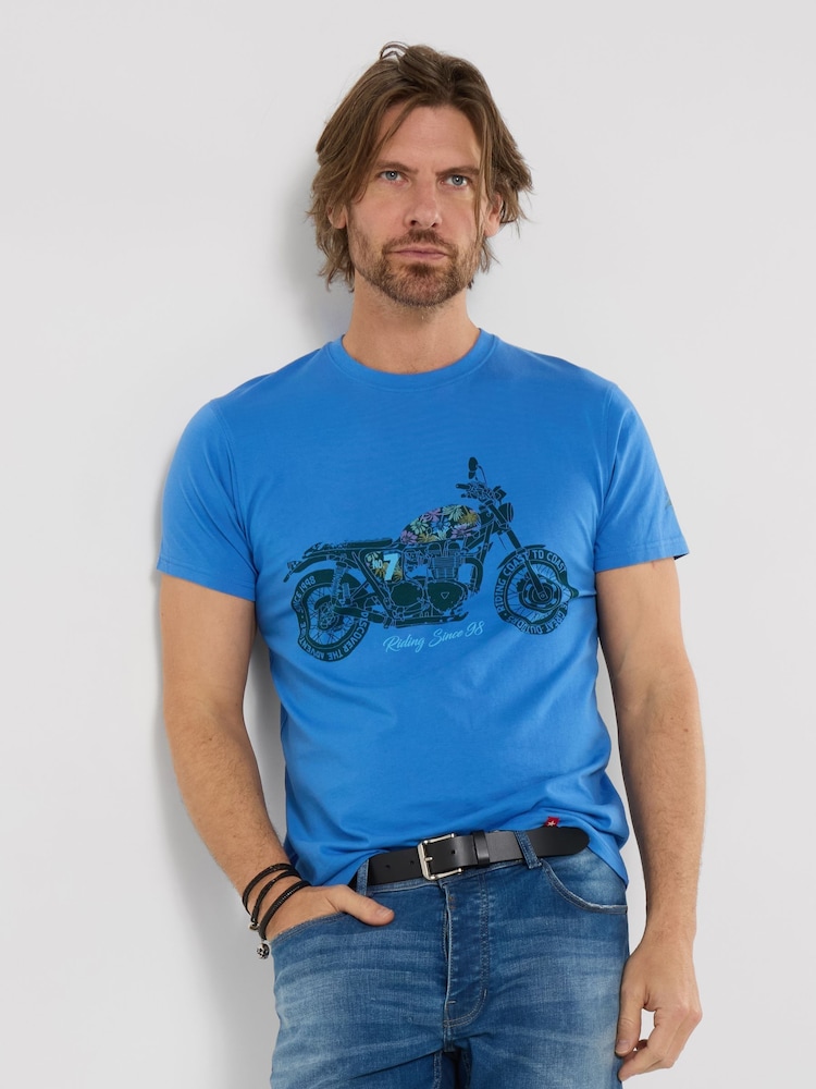 Joe Browns Blue Summer Ride T-Shirt - Image 1 of 5 Joe Browns Blue Summer Ride T-Shirt - Image 1 of 5