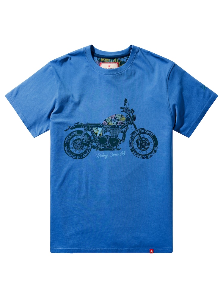 Joe Browns Blue Summer Ride T-Shirt - Image 5 of 5 Joe Browns Blue Summer Ride T-Shirt - Image 5 of 5