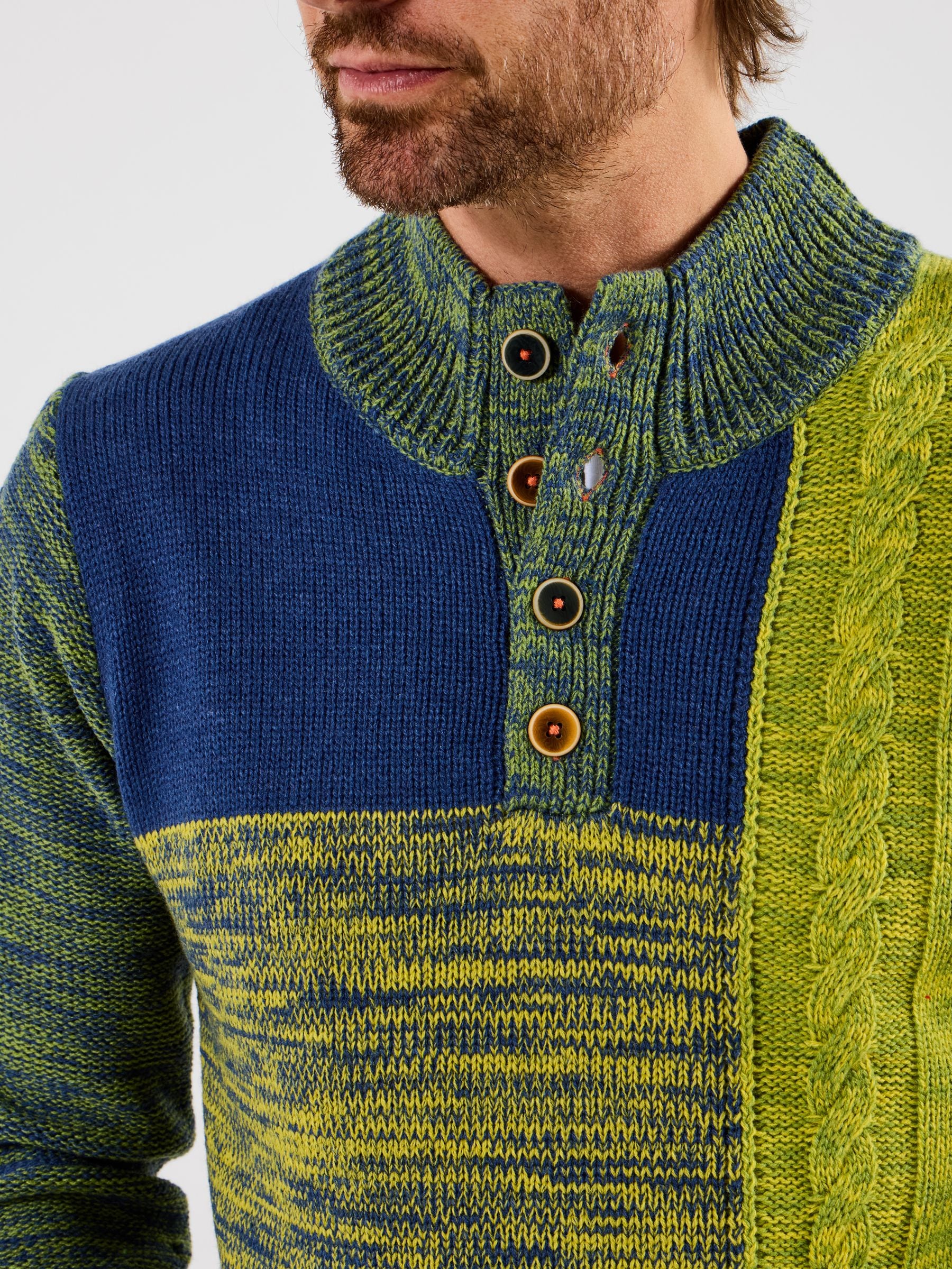 Buy Joe Browns Green Crazy Colour Funnel Knit Jumper from the Next