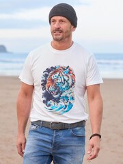 Joe Browns Tiger Wave T-Shirt - Image 1 of 7