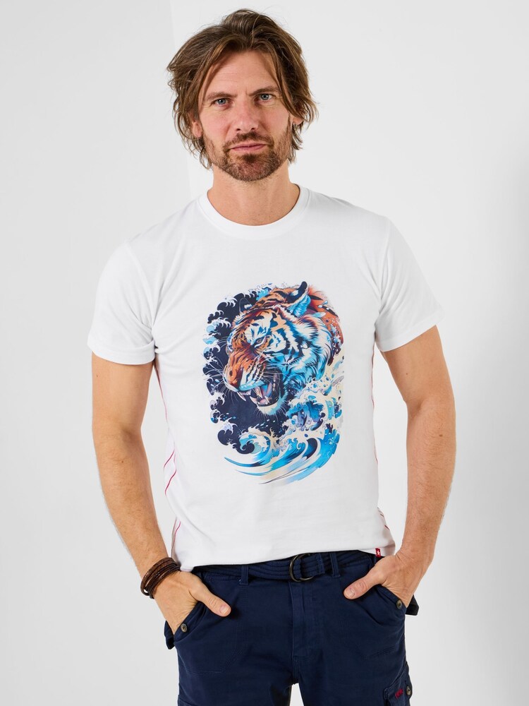 Joe Browns Tiger Wave T-Shirt - Image 2 of 7