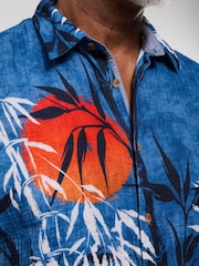Joe Browns Blue Sun Set Shirt - Image 3 of 7