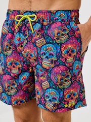 Joe Browns Sensational Skull Swim Shorts - Imagen 4 de 6