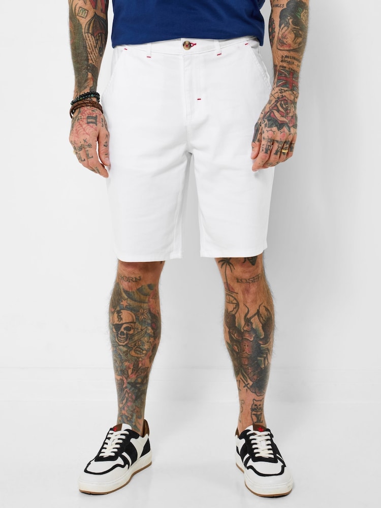 Joe Browns White Very Versatile Chino Shorts - Image 1 of 7 Joe Browns White Very Versatile Chino Shorts - Image 1 of 7