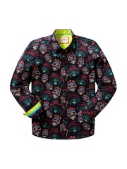 Joe Browns Black Sensational Skull Shirt - Image 8 of 8