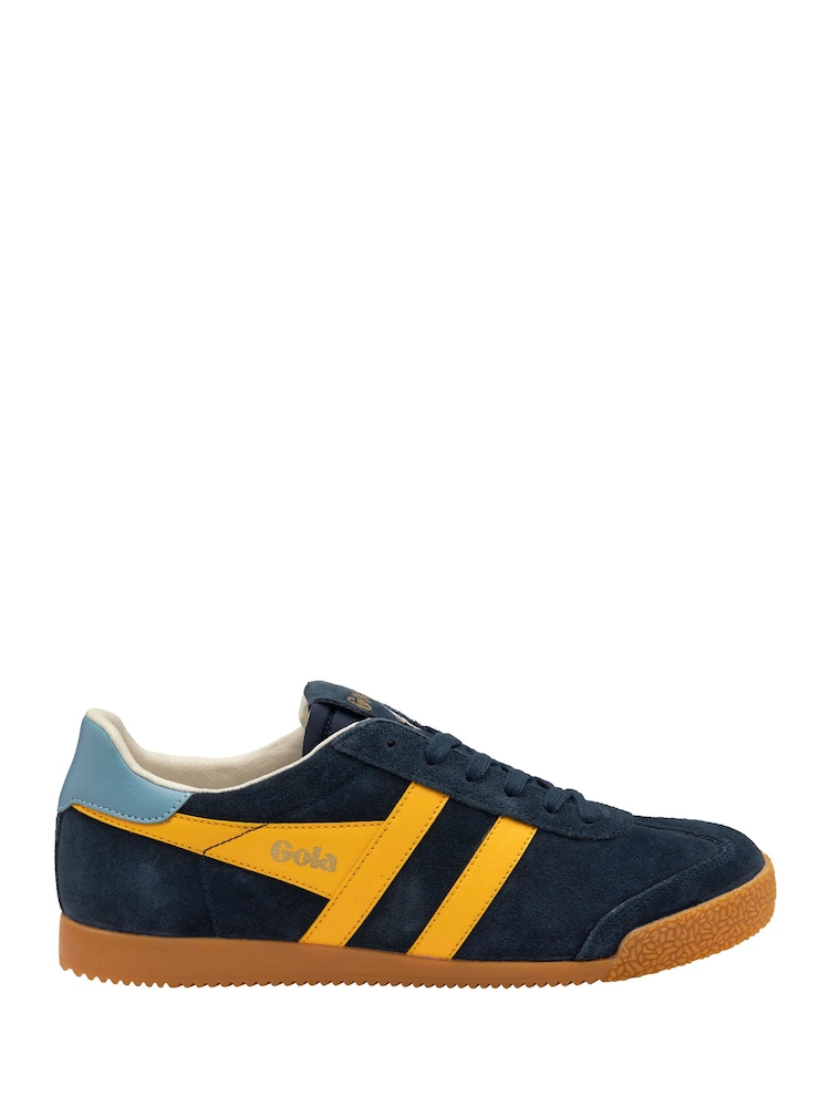 Gola Blue Elan Suede Lace-Up Trainers - Image 1 of 4 Gola Blue Elan Suede Lace-Up Trainers - Image 1 of 4