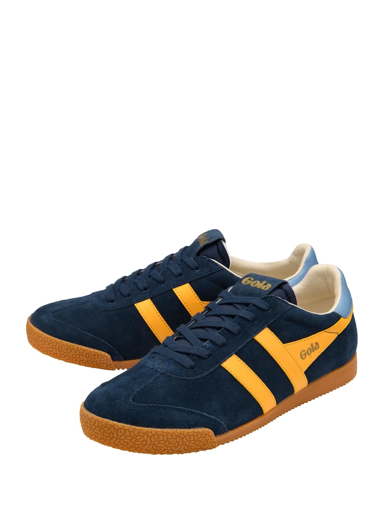Gola Blue Elan Suede Lace-Up Trainers - Image 2 of 4 Gola Blue Elan Suede Lace-Up Trainers - Image 2 of 4