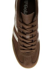 Gola Brown Viper Suede Lace-Up Trainers - Image 4 of 4