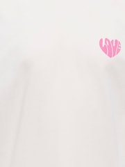 ONLY KIDS Pink Stripe Pyjama Top And Shorts Set - Image 3 of 3