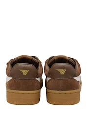 Gola Brown Hawk Suede Strap Trainers - Image 3 of 4