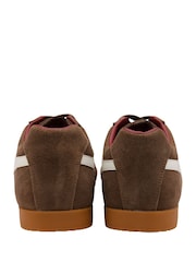 Gola Brown Harrier Suede Lace-Up Trainers - Image 3 of 4