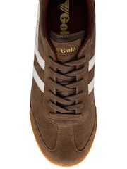 Gola Brown Harrier Suede Lace-Up Trainers - Image 4 of 4