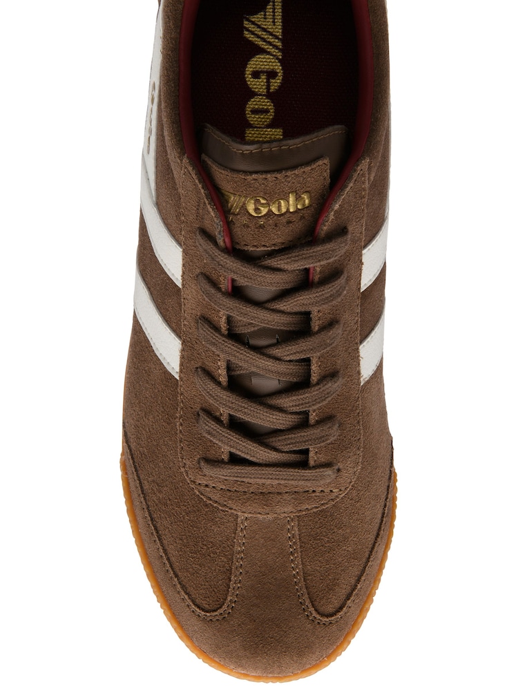 Gola Brown Harrier Suede Lace-Up Trainers - Image 4 of 4