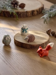 Set of 4 Multi Mini Animal Ornaments - Image 1 of 3