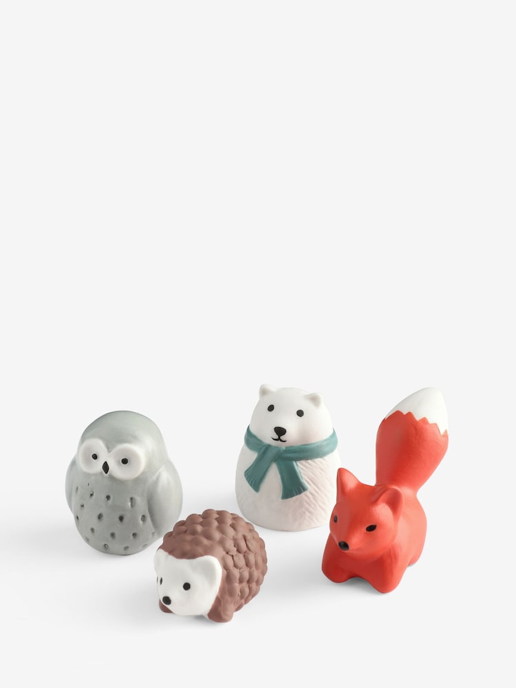 Set of 4 Multi Mini Animal Ornaments - Image 3 of 3