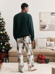 Forest Green Sweat Set Family Matching Christmas Pyjamas Set - Image 4 of 11