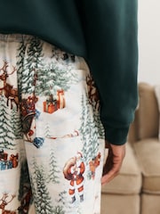 Forest Green Sweat Set Family Matching Christmas Pyjamas Set - Image 5 of 11