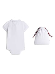Tommy Hilfiger White Essential Polo Shirt Bodysuit Gift Set - Image 2 of 2