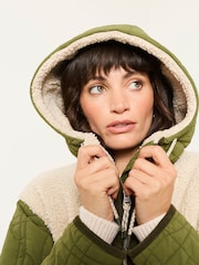 FatFace Clifton Green Fleece Jacket - Image 5 of 6
