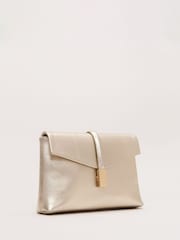 Phase Eight Metallic Leather Clutch Bag - Image 2 of 7