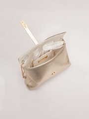 Phase Eight Metallic Leather Clutch Bag - Image 4 of 7