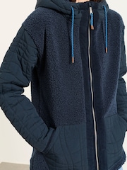 FatFace Clifton Navy Fleece Jacket - Image 4 of 7