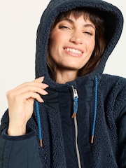 FatFace Clifton Navy Fleece Jacket - Image 5 of 7