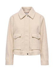 ONLY Cream Short Jacket - Image 1 of 2