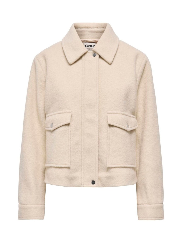 ONLY Cream Short Jacket - Image 1 of 2