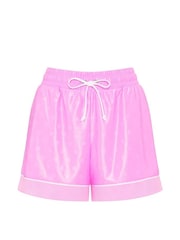 Victoria's Secret Pink Pink Lollipop Satin Mesh Boxy Shorts - Image 3 of 3