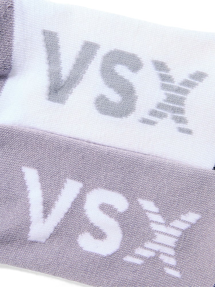 Victoria's Secret White/Pink/Grey 3 Pack Socks - Image 2 of 2 Victoria's Secret White/Pink/Grey 3 Pack Socks - Image 2 of 2