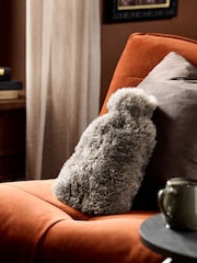 Mink Brown Faux Fur Hot Water Bottle - Image 1 of 4
