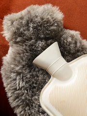 Mink Brown Faux Fur Hot Water Bottle - Image 3 of 4