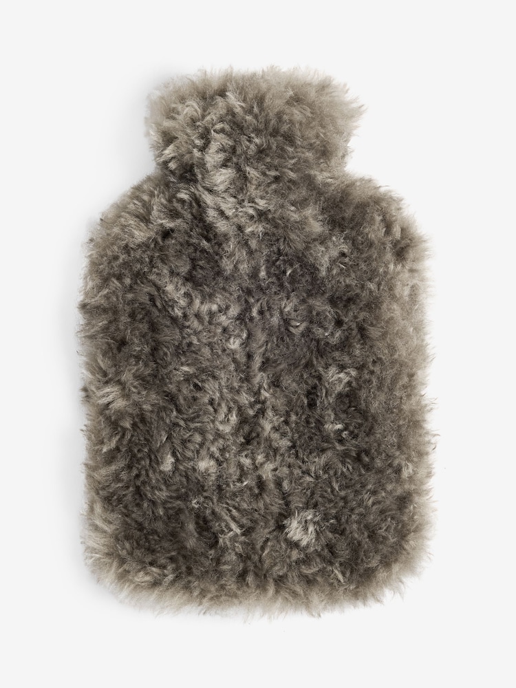 Mink Brown Faux Fur Hot Water Bottle - Image 4 of 4 Mink Brown Faux Fur Hot Water Bottle - Image 4 of 4