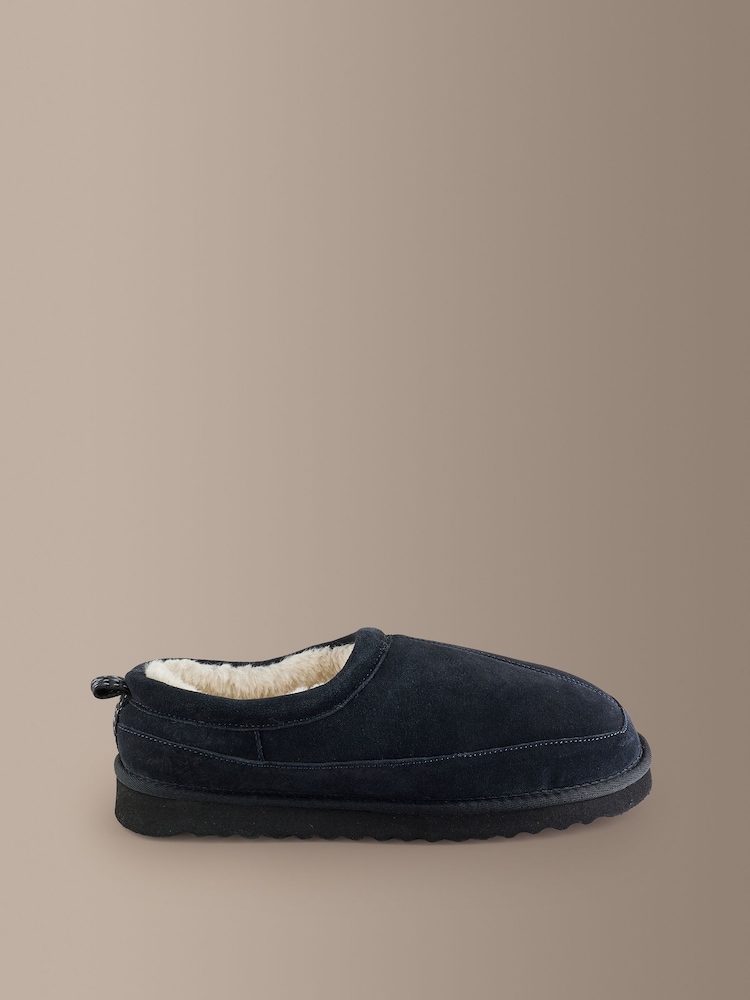 Grey Signature Closeback Slippers - Image 2 of 5 Grey Signature Closeback Slippers - Image 2 of 5