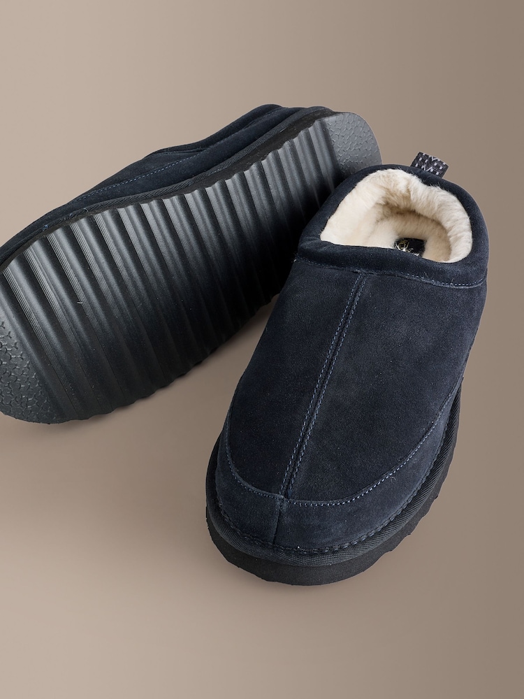 Grey Signature Closeback Slippers - Image 5 of 5 Grey Signature Closeback Slippers - Image 5 of 5