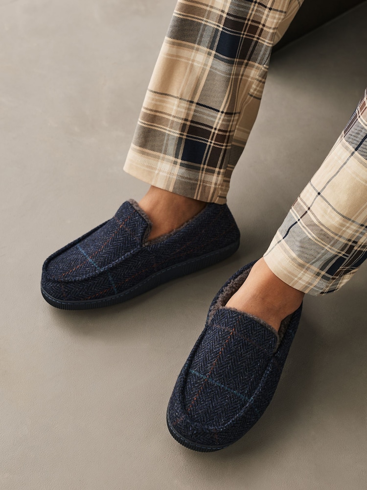 Navy Apron Slippers - Image 1 of 7