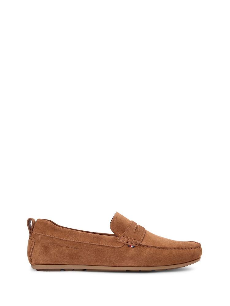Tommy Hilfiger Natural Suede Cleat Driver Shoes - Image 1 of 5 Tommy Hilfiger Natural Suede Cleat Driver Shoes - Image 1 of 5