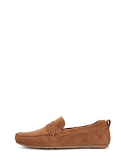 Tommy Hilfiger Natural Suede Cleat Driver Shoes - Image 2 of 5