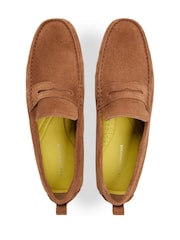 Tommy Hilfiger Natural Suede Cleat Driver Shoes - Image 3 of 5