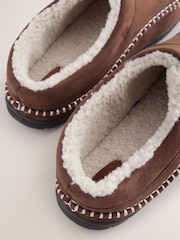 Tan Brown Stitch Mules - Image 4 of 5