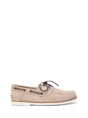 Tommy Hilfiger Brown Suede Boat Shoes - Image 1 of 6