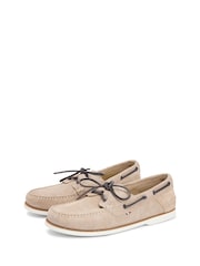 Tommy Hilfiger Brown Suede Boat Shoes - Image 3 of 6