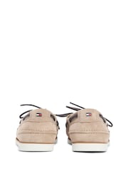 Tommy Hilfiger Brown Suede Boat Shoes - Image 4 of 6
