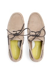 Tommy Hilfiger Brown Suede Boat Shoes - Image 5 of 6