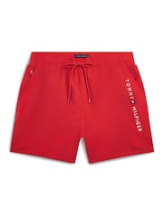 Tommy Hilfiger Logo Mid Length Swim Shorts - Image 5 of 5